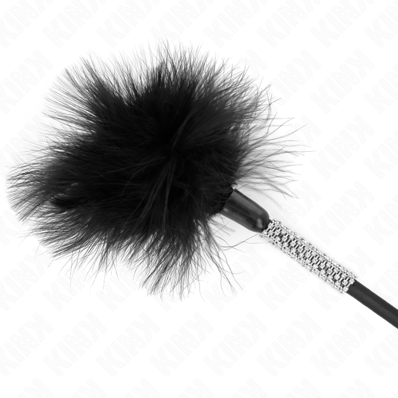 KINK – Pena de Cócegas com Cabo Decorado em Strass (50 cm)