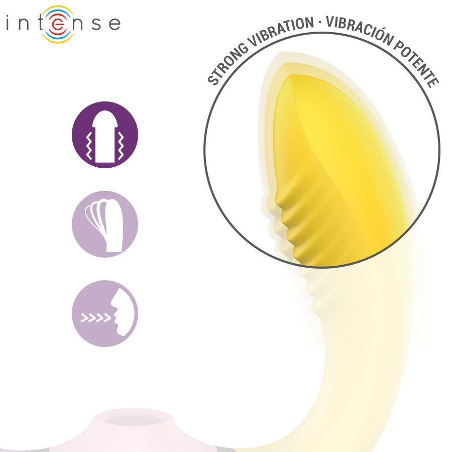 INTENSE Willow – Estimulador Íntimo de Sucção e Vibração 3 em 1 Recarregável