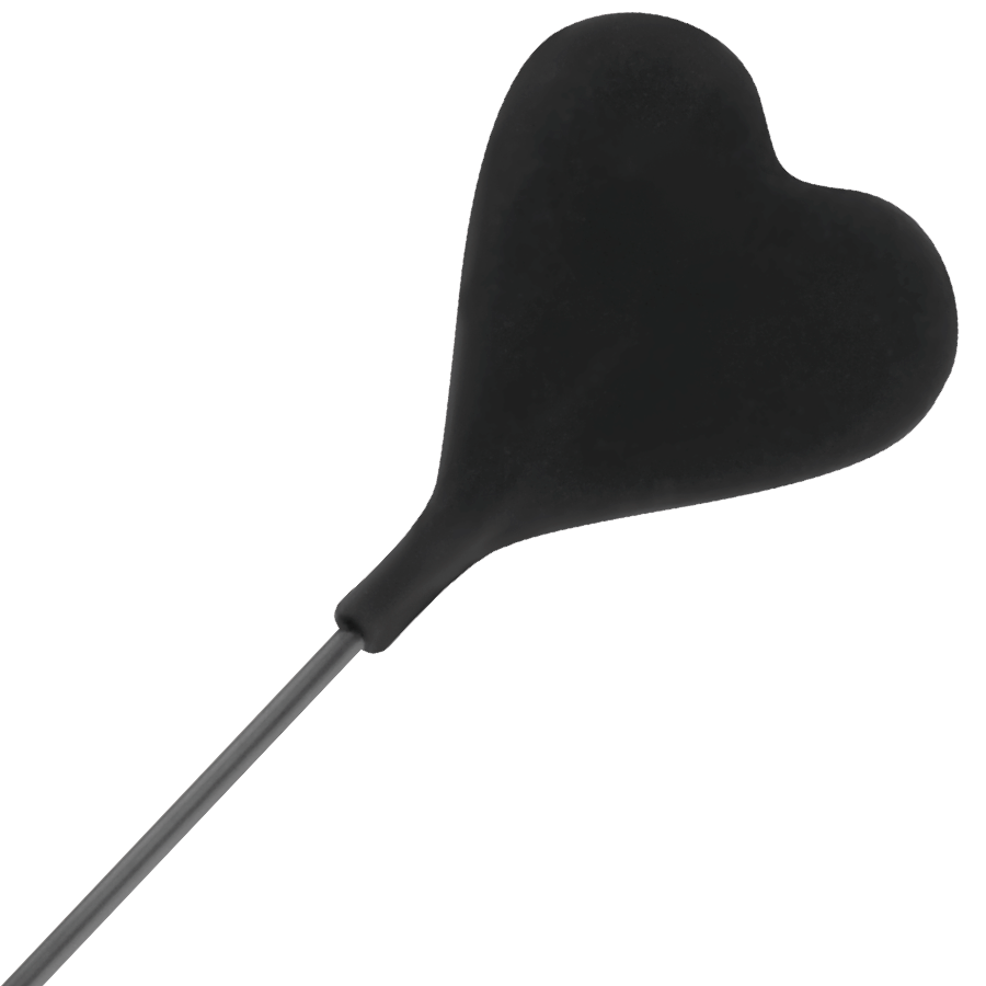 Chicote de Penas Sensoriais Darkness – Preto (40 cm)