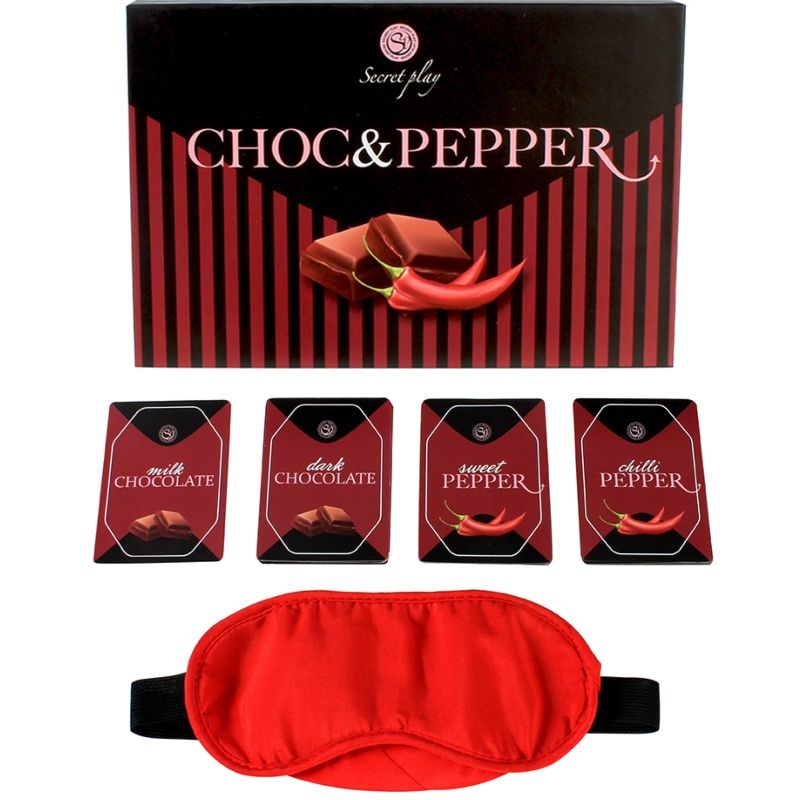 Jogo Choc & Pepper SecretPlay (PT/FR) | 48 Cartas + Venda para Casais