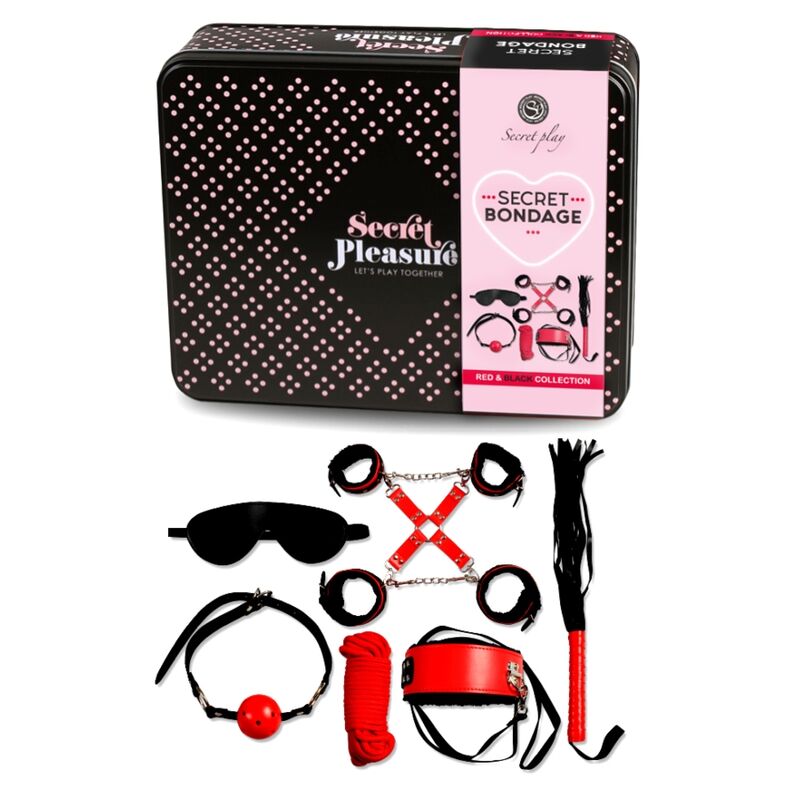 SecretPlay – Kit BDSM 6 Peças Red Collection