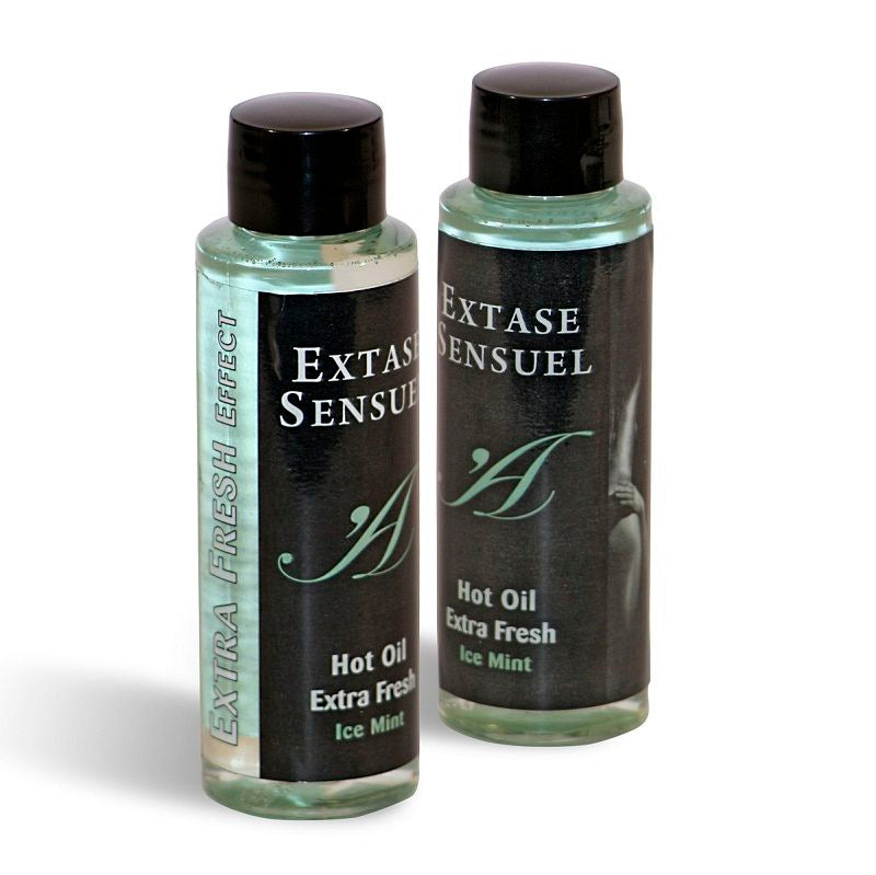 Extase Sensual Extra Fresh – Óleo de Massagem Efeito Gelo 100 ml