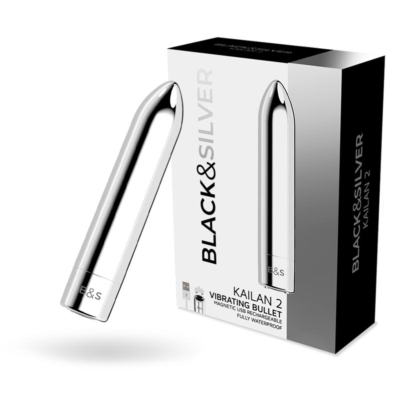 Mini Vibrador Bullet Kailan 2 – Black & Silver