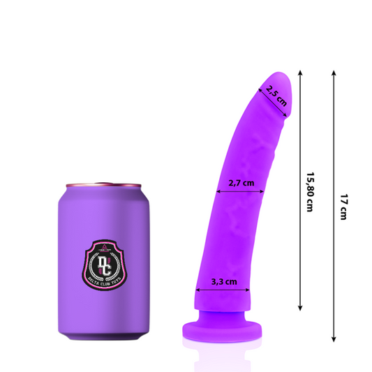 Dildo Curvo Ponto G em Silicone 17 cm – Delta Club