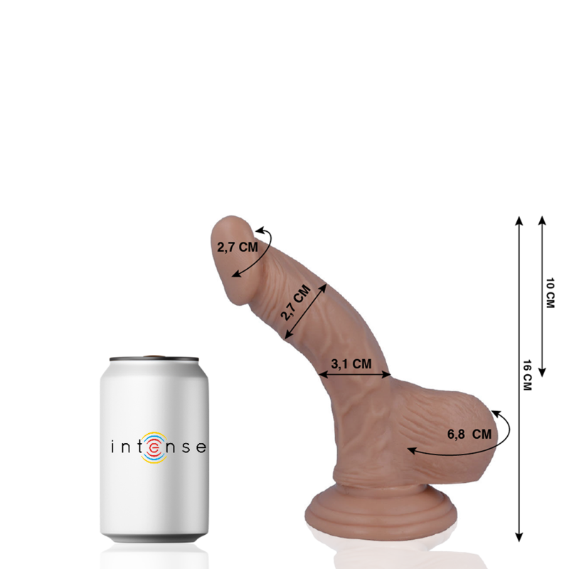 Dildo Realista com Ventosa 16 cm – MR INTENSE