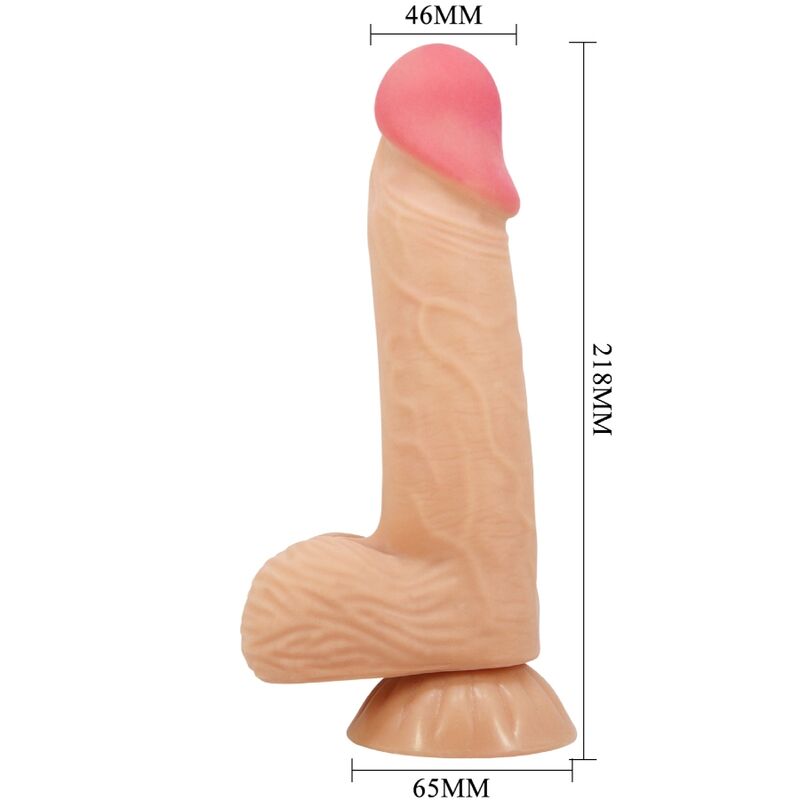 Dildo Realista com Ventosa 22,6 cm – Pretty Love