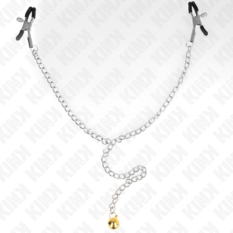 Kit de 4 Pinças Ajustáveis para Mamilos e Clitóris (Dourado)