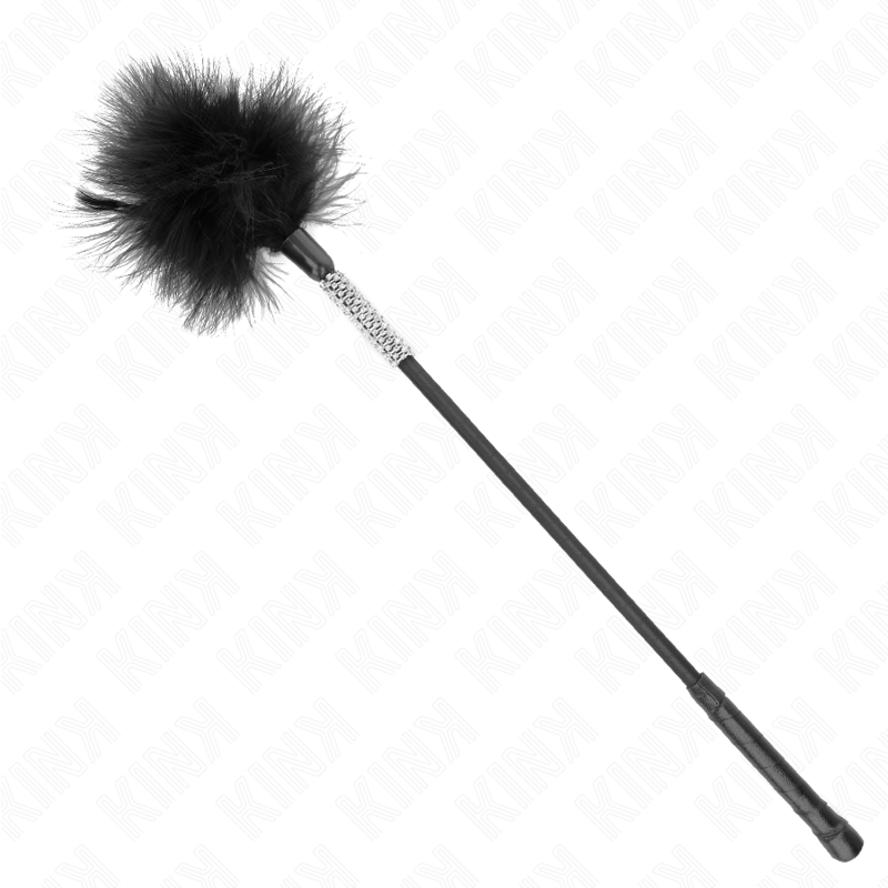 KINK – Pena de Cócegas com Cabo Decorado em Strass (50 cm)