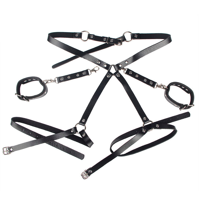 Subblime – Cinto de Bondage com Algemas Ajustáveis Preto