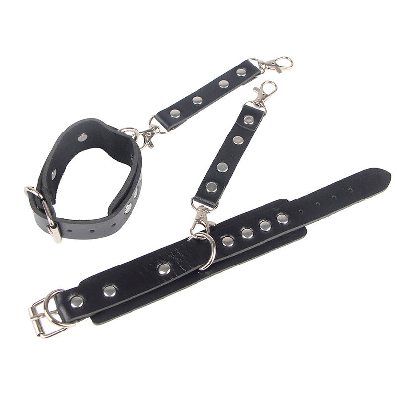 Subblime – Cinto de Bondage com Algemas Ajustáveis Preto