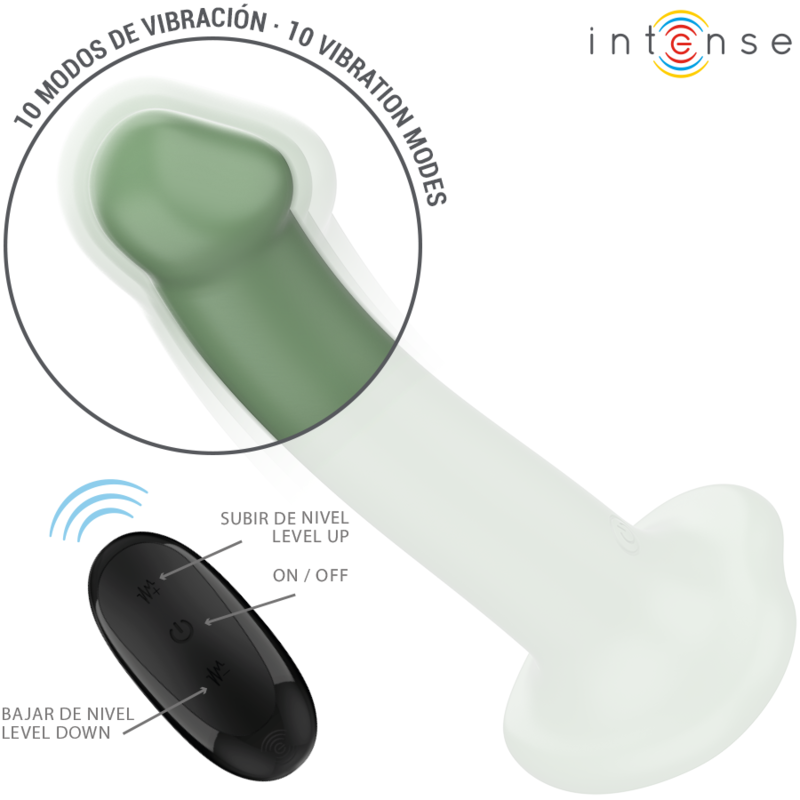 Vibrador com Ventosa e Controlo Remoto BECCA – INTENSE