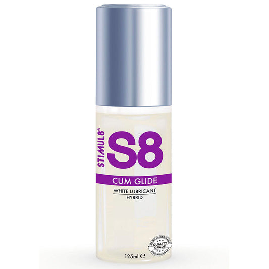 Lubrificante Híbrido S8 Cum Glide – Efeito Sémen (125 ml)