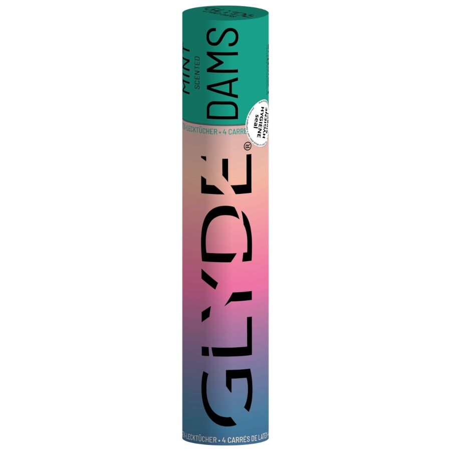 Sheer Glyde – Barreiras de Látex para Sexo Oral Hortelã 4 Unidades