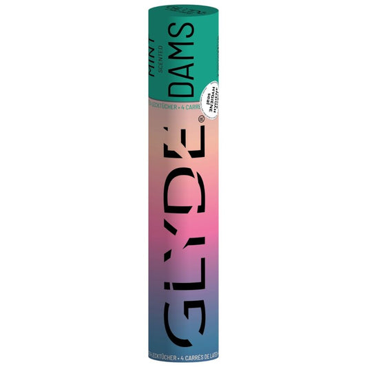Sheer Glyde – Barreiras de Látex para Sexo Oral Hortelã 4 Unidades