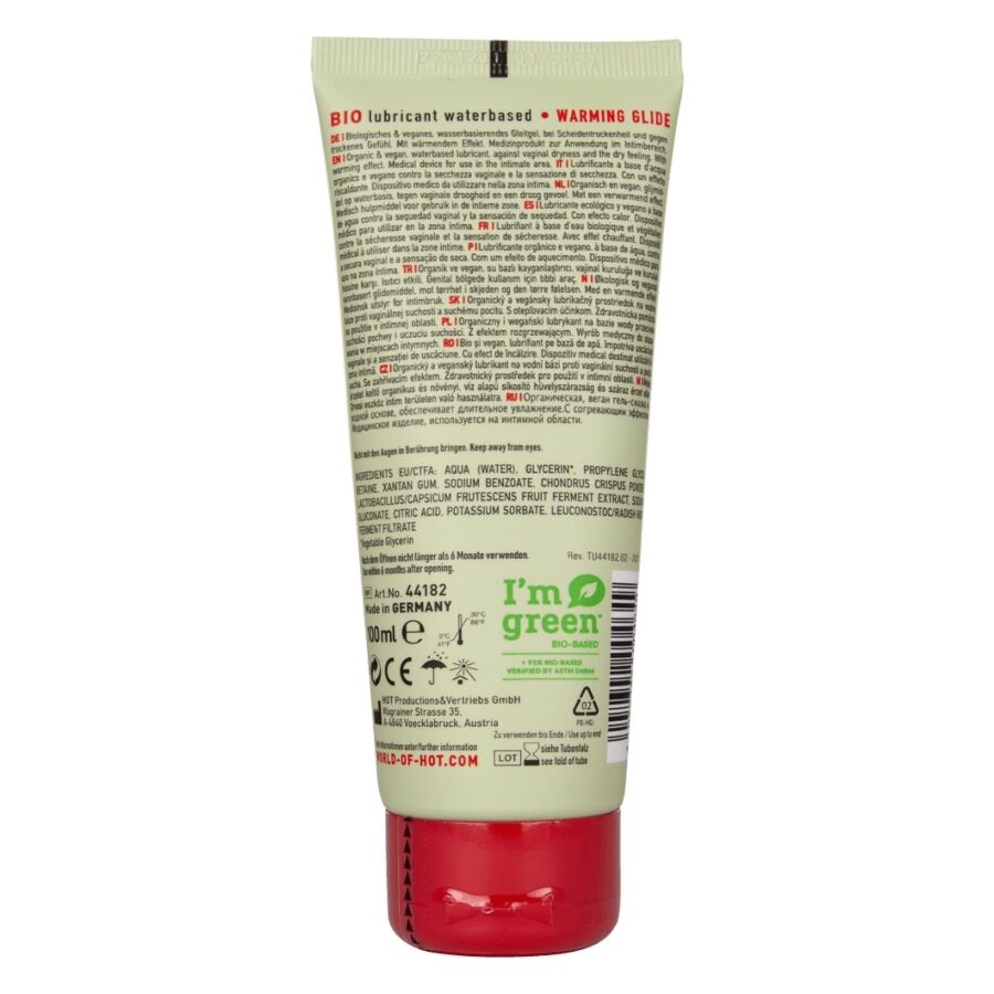 Lubrificante Íntimo HOT Bio com Efeito Aquecimento (100 ml)