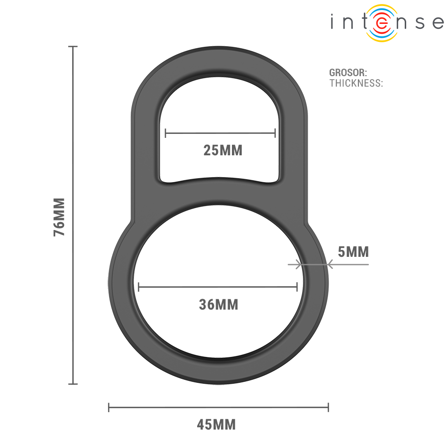 NTENSE – Anel Peniano Duplo Ajustável Conleth