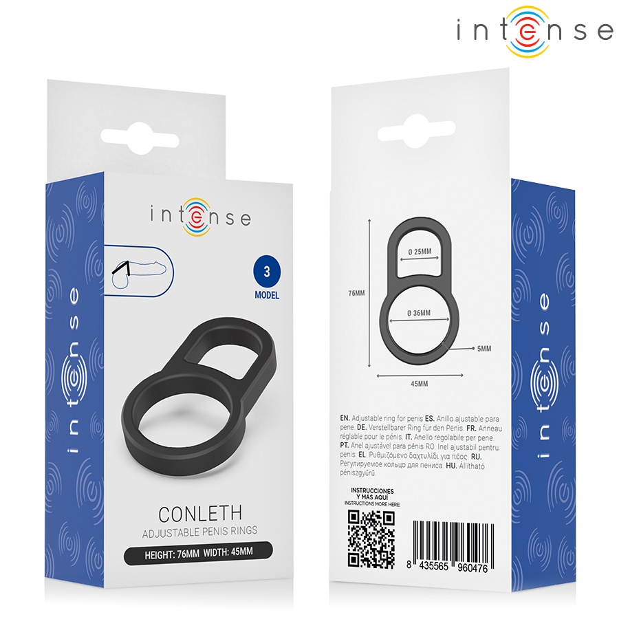 NTENSE – Anel Peniano Duplo Ajustável Conleth