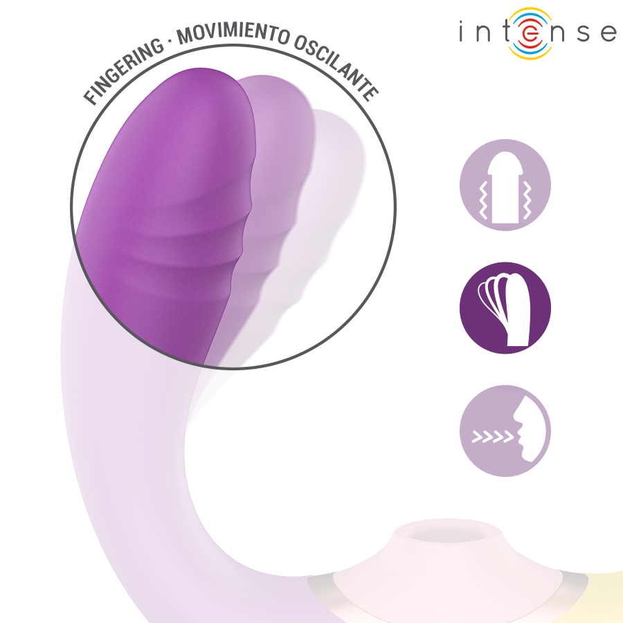 INTENSE Willow – Estimulador Íntimo de Sucção e Vibração 3 em 1 Recarregável