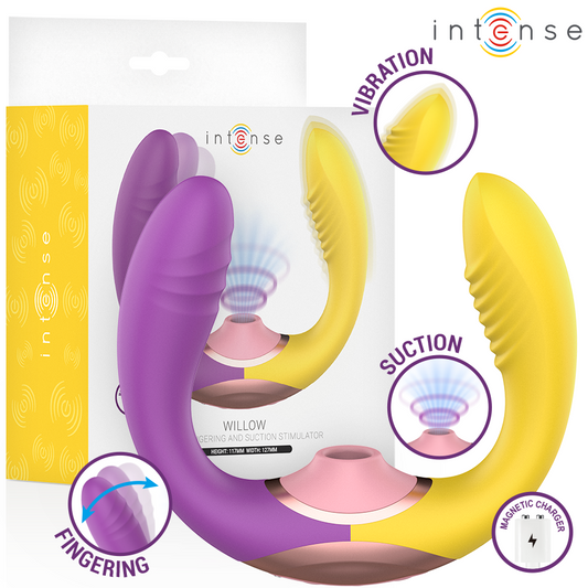 INTENSE Willow – Estimulador Íntimo de Sucção e Vibração 3 em 1 Recarregável