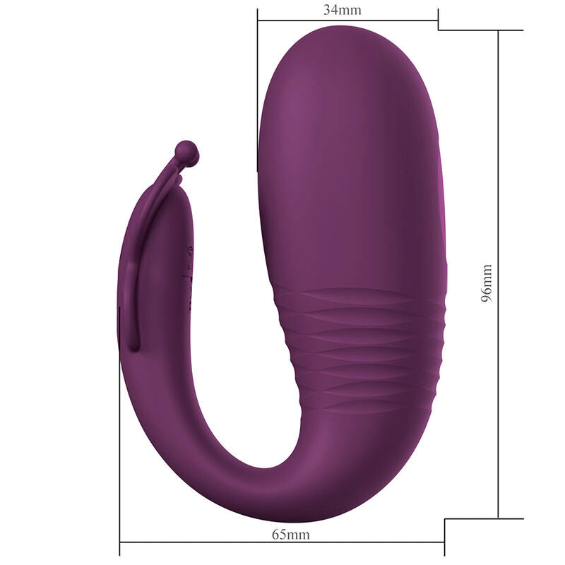 Pretty Love Klay – Vibrador Ovo com Controlo por App Recarregável