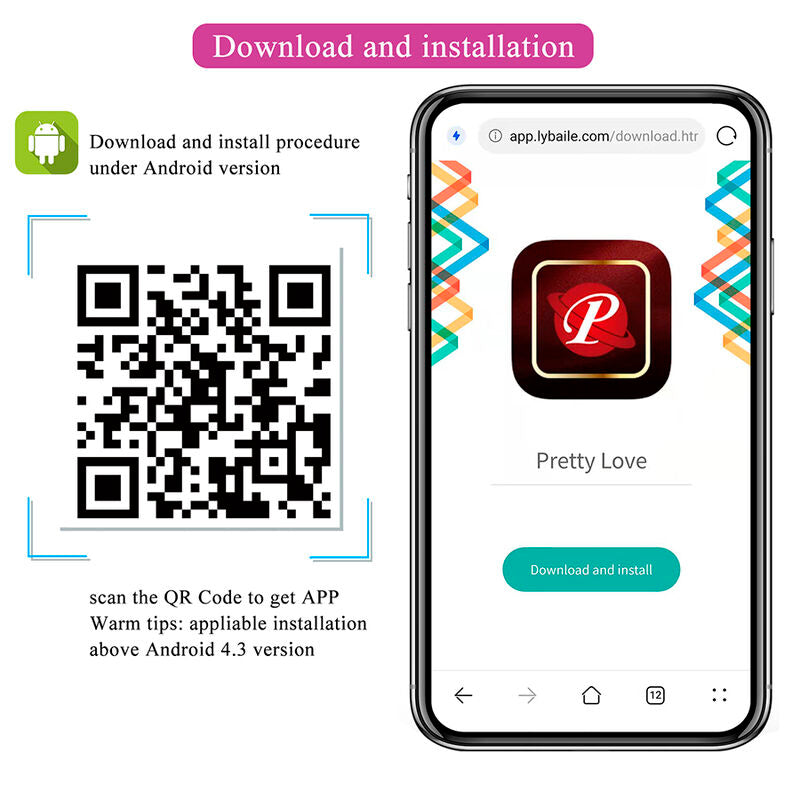 Pretty Love Klay – Vibrador Ovo com Controlo por App Recarregável