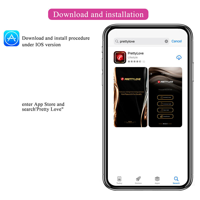 Pretty Love Klay – Vibrador Ovo com Controlo por App Recarregável