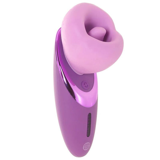 Fantasy For Her Pleasure – Vibrador Sugador de Clitóris Roxo Recarregável