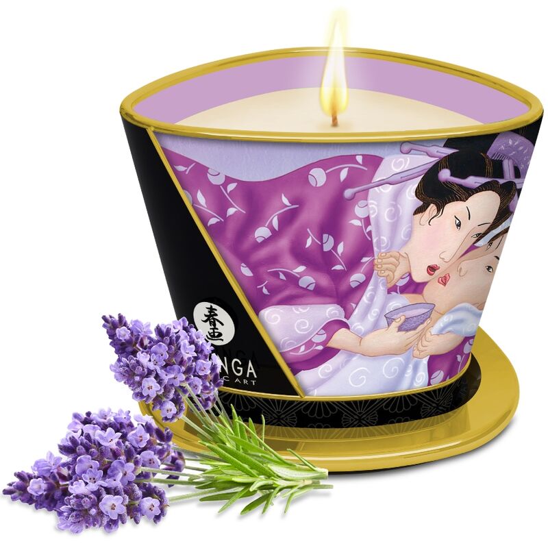 Vela de Massagem Shunga Lavanda 170 ml