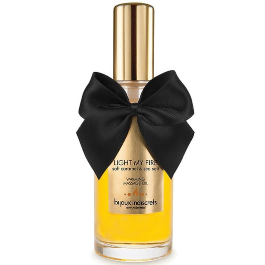 Óleo de Massagem Aquecedor Bijoux Caramelo Salgado 100 ml