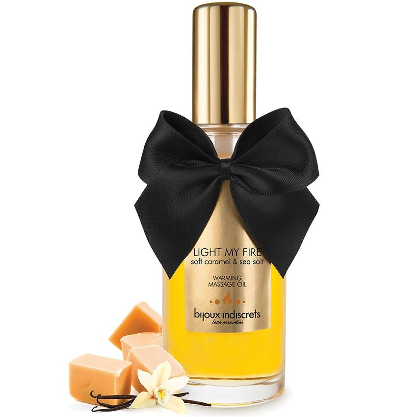 Óleo de Massagem Aquecedor Bijoux Caramelo Salgado 100 ml