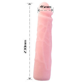 Dildo Realista em Silicone 23 cm – Baile