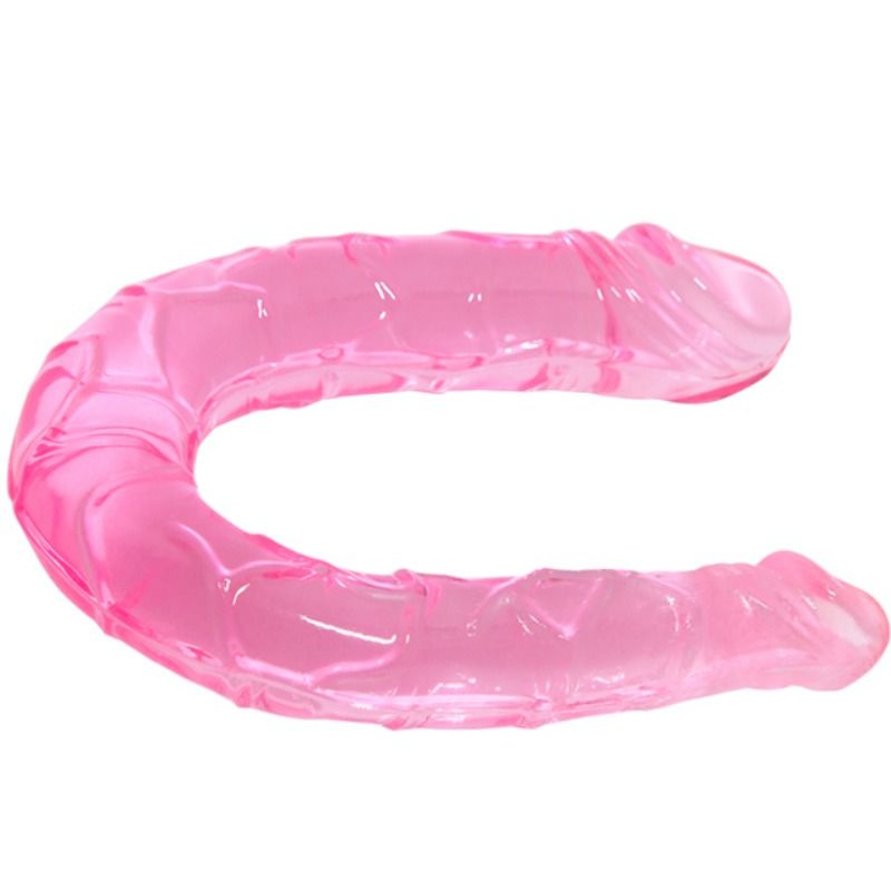 Dildo Duplo Flexível 30,5 cm Rosa – Baile