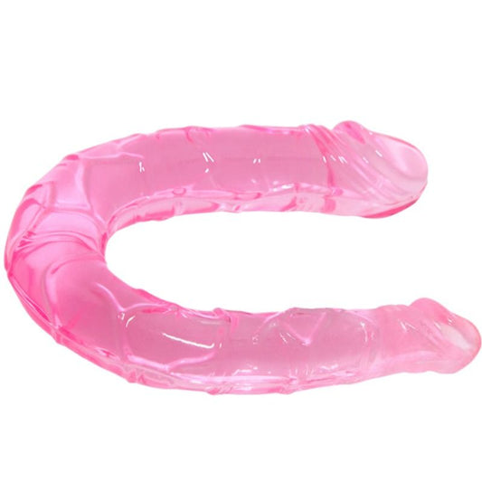 Dildo Duplo Flexível 30,5 cm Rosa – Baile