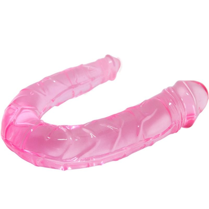 Dildo Duplo Flexível 30,5 cm Rosa – Baile