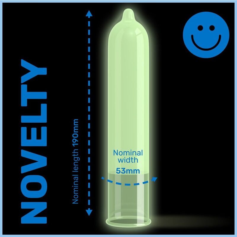 Pasante Glow – Preservativos Fluorescentes 12 Unidades